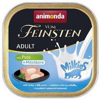 Šlapias kačių maistas Animonda Vom Feinsten With Turkey + Milk Core, kalakutiena/pienas, 0.1 kg