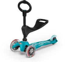 Vaikiškas paspirtukas Micro Mini 3in1 Deluxe, žydra sp.
