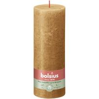 Žvakė, cilindrinė Bolsius Rustic, 85 h, Ruda sp.