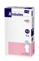 Pirštinės Matopat Ambulex Latex, su pudra, XS, 100 vnt.