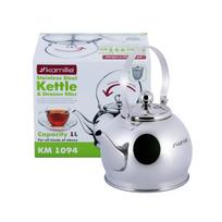 Arbatinukas su švilpuku Kamille 1094, 1 l, nerūdijančiojo plieno sp.
