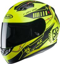 Motociklininko šalmas Hjc CS15 Tarex, S, juoda sp./geltona sp.