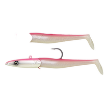 Guminė žuvis Savage Gear Sandeel AP 69766, 20 cm, 265 g, balta sp./rožinė sp., 2 vnt.