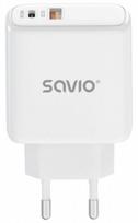 Telefono įkroviklis Elmak LA-06, USB Type C/USB Type A, balta sp., 30 W