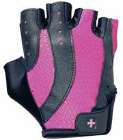 Sunkiosios atletikos pirštinės Harbinger Pro Women 361491, juoda sp./rožinė sp., S