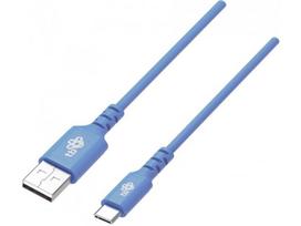 Kabelis TB USB C, 1x USB Type-C/1 x USB Type-A, 100 cm, mėlyna sp.