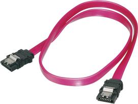 Tinklo kabelis Digitus SATA Connection Cable AK-400102-003-R SATA 7-pin, SATA 7-pin, 0.3 m, violetinė sp.