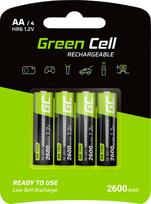 Įkraunamas elementas Green Cell GR01, AA, 2.6 mAh, 4 vnt.