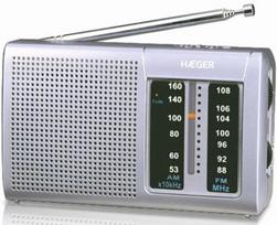 Radijo imtuvas Haeger Goal PR-BIB.001A, sidabro sp.