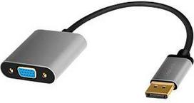 Adapteris Logilink DisplayPort - VGA CDA0109 DisplayPort male, VGA female, 0.15 m, pilka sp.