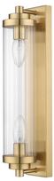 Šviestuvas sieninis Light Prestige Gold LP-2960/1W GD, E14, 2 x 40 W, skaidri sp.