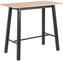 Baro stalas Home4you Chara 75078, ąžuolo sp./juoda sp., 117 cm x 58 cm x 105 cm