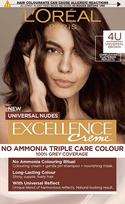 Plaukų dažai L’Oréal Paris Excellence Creme Universal Nudes, ruda sp., 4U, 192 ml