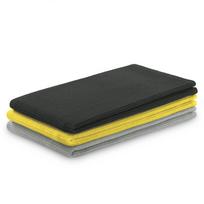 Virtuvinių rankšluosčių rinkinys Restilo Letty Waffle, geltona sp./pilka sp., 70 cm x 50 cm, 3 vnt.