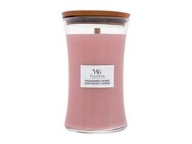 Žvakė, aromatinė WoodWick Pressed Blooms & Patchouli 1632431E, 120 h, 609.5 g, Rožinė sp.