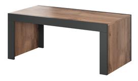 Kavos staliukas Cama Meble, antracito sp./ąžuolo sp., 120 cm x 60 cm x 50 cm