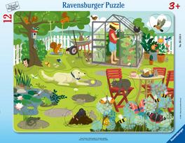 Edukacinė medinė dėlionė Ravensburger, įvairių spalvų, 12 vnt.