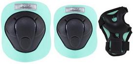 Riedutininkų apsaugų rinkinys Nils Extreme Protector Set, M, juoda sp./turkio sp.