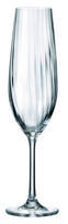 Šampano taurių komplektas Bohemia Royal Crystal Sarah Optic 1SI80/260, krištolas, 0.260 l, 6 vnt.