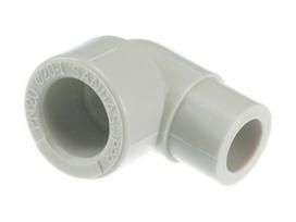 Vandentiekio alkūnė Sanitas PPR 02.2020, 90 °, 20 mm - Lituojamas vidus/20 mm - Lituojama išorė, polipropilenas (pp)