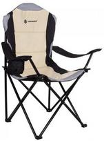 Sulankstoma turistinė kėdė Springos Folding Touring Chair, juoda sp./pilka sp./smėlio sp.