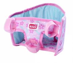 Dviračio sėdynė lėlei Simba New Born Baby Bike Seat, rožinė sp.