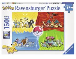 Dėlionė Ravensburger Pokemon Types, 36 cm x 49 cm, 150 vnt., įvairių spalvų