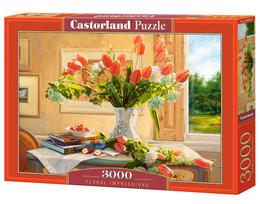 Dėlionė Castorland Floral Impressions 3000 el. C-300594-2, 68 cm x 92 cm, 3000 vnt., įvairių spalvų