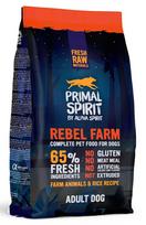 Sausas šunų maistas Alpha Spirit Rebel Farm Adult, vištiena/ryžiai, 1 kg