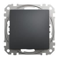Mygtukinis jungiklis Schneider Electric Sedna Design, 1 kl., antracito sp.