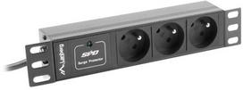 Įtampos stabilizatorius Lanberg PDU-03E-0200-IEC-BK, 2 m