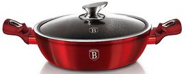 Puodas Berlinger Haus Metallic Line Burgundy Edition Metallic Line Burgundy Edition, 32 cm, 4.9 l, raudona sp.