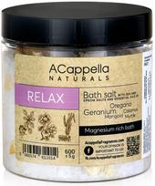 Vonios druska Acappella Relax, 600 g