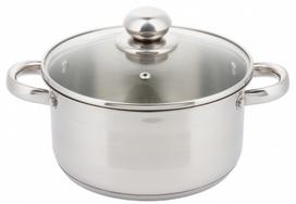 Puodas King Hoff Casserole With Lid, 12 cm, 0.5 l, nerūdijančiojo plieno sp.