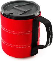 Puodelis GSI Outdoors Infinity Backpacker, polipropilenas (pp), 9.1 cm, 0.4 l, raudona sp.