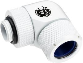 Perėjimas BitsPower Deluxe White Advanced Rotary G1/4" 90-Degree Multi-Link Adapter For OD 14MM, 3.68 cm, balta sp.