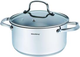 Puodas Klausberg KB-7213, 20 cm, 3.5 l, sidabro sp.