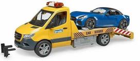 Žaislinis automobilių vilkikas Bruder Sprinter Car Transporter 02675, 1:16, įvairių spalvų