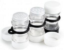 Prieskoninių rinkinys GSI Outdoors Ultralight Spice Rack 79495, skaidri sp., 23 ml, 11.9 cmx3.8 cm