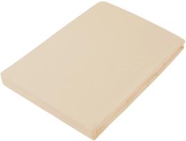 Paklodė Jersey THK-071274, šviesiai ruda sp., 200 x 220 cm, su guma