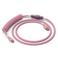 Kabelis Glorious GLO-CBL-COIL-PP GLO-CBL-COIL-PP USB Type-C, USB, 1.37 m, rožinė sp.