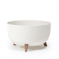 Gėlių vazonas ant kojelių Lamela Roma 882-74, plastikinis, Ø 47 cm, kreminė sp.