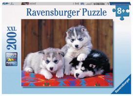Dėlionė Ravensburger Huskies 128235, 36 cm x 49 cm, 200 vnt., įvairių spalvų