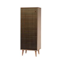 Batų spintelė Kalune Design Filinta 220, ruda sp., 38 cm x 50 cm x 135 cm