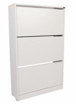 Batų spintelė Kalune Design SHC-530-BB-1, balta sp., 26 cm x 73 cm x 119 cm