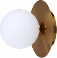 Šviestuvas sieninis Light Prestige Roma LP-1345/1W GD, G9, 1 x 5 W, balta sp.