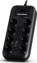 Buitinis ilgintuvas CyberPower, P0820SUF0-DE, 1.8 m, 8 lizdų, su jungikliu