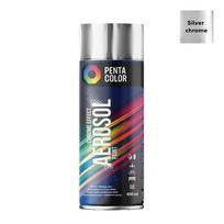 Aerozoliniai dažai Pentacolor Chrome effect, paprastieji, sidabro sp., 0.4 l