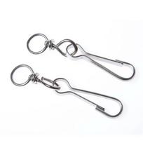 Karabinai Haushalt DIN4293, 2DD, nikeliuota, metalas, Ø 5 cm, 2 vnt.