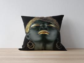 Dekoratyvinės pagalvėlės užvalkalas Mioli Decor 1123, juoda sp./įvairių spalvų, 43 cm x 43 cm